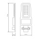 Светильник светодиодный уличный консольный LED ДКУ 50 Вт 6000 Лм 5000К IP65 120-260 В КСС Ш 370х145х45 мм Qplus Gauss Gauss 629535350