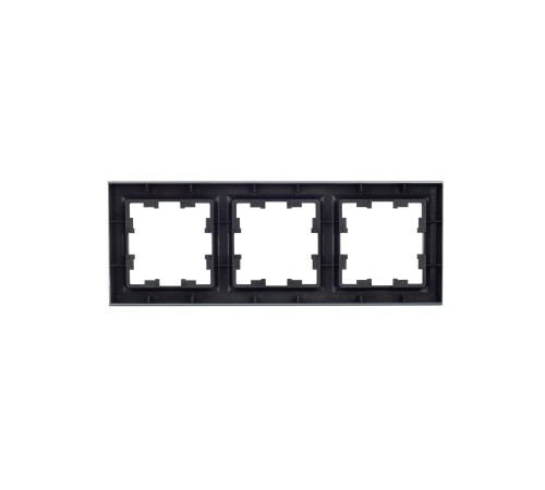 IEK BR-M32-K46 BRITE Рамка 3-мест. РУ-3-БрС сталь IEK BR-M32-K46 BRITE Рамка 3-мест. РУ-3-БрС сталь