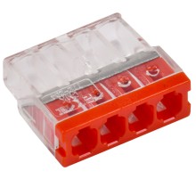 Iek UKZ30-204-001 Строительно-монтажная клемма СМК 772-204 (уп. 100 шт)
