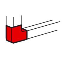 Legrand 638023 Плоский угол 90° - для кабель-каналов Metra 85x50
