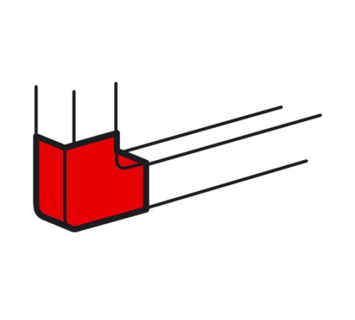 Legrand 638023 Плоский угол 90° - для кабель-каналов Metra 85x50 Legrand 638023 Плоский угол 90° - для кабель-каналов Metra 85x50