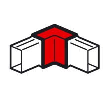 Legrand 638151 Внутренний угол - для мини-каналов Metra - 40x16