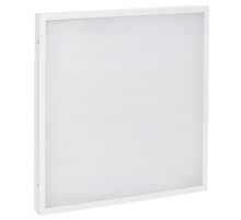 Iek LDVO0-6576-50-4000-K01 Светильник светодиодный ДВО 6576 595х595х25мм 50Вт 4000К опал {аналог люм.свет. 4х18 накладных или в потолок Армстронг}