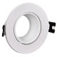 LIGHTING Светильник 4104 встраиваемый под лампу MR16 круг пластиковый белый IEK