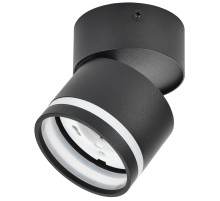 LIGHTING Светильник 4034 настенно-потолочный под лампу GX53 черный IEK