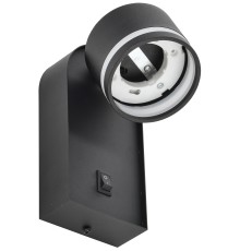 LIGHTING Светильник 4035 накладной настенный под лампу GX53 черный IEK