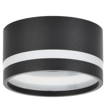 LIGHTING Светильник 4032 накладной потолочный под лампу GX53 черный IEK