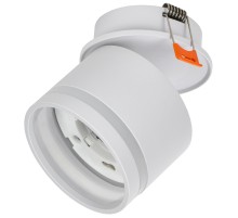 LIGHTING Светильник 4033 встраиваемый поворотный под лампу GX53 белый IEK
