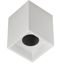 LIGHTING Светильник 4112 накладной потолочный под лампу GU10 белый пластик IEK