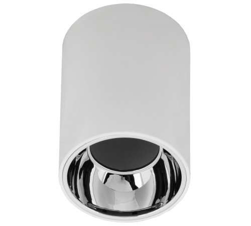 LIGHTING Светильник 4111 накладной потолочный под лампу GU10 белый/хром пластик IEK LIGHTING Светильник 4111 накладной потолочный под лампу GU10 белый/хром пластик IEK