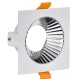 LIGHTING Светильник 4109 встраиваемый поворотный под лампу GU10 белый/хром пластик IEK