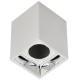 LIGHTING Светильник 4112 накладной потолочный под лампу GU10 белый/хром пластик IEK