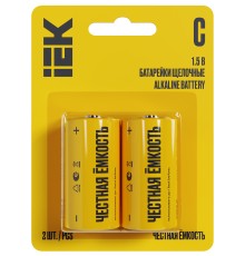 Батарейка щелочная Alkaline  LR14/C (2шт/блистер)