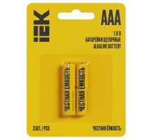 Батарейка щелочная Alkaline LR03/AAA (2шт/бл истер)