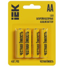 Батарейка щелочная Alkaline LR06/AA (4шт/бли стер)