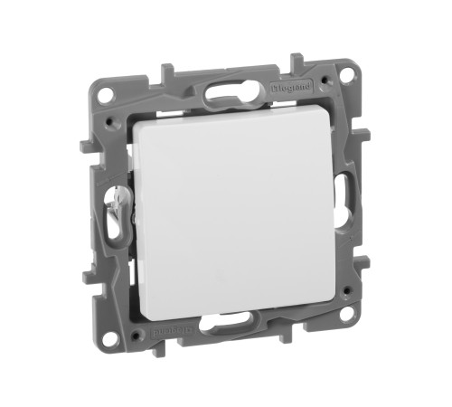ETIKA Переключатель 10А, на винтах, бел. Legrand 672205