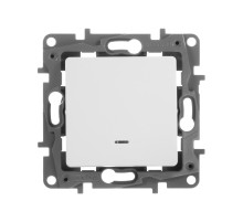 ETIKA Переключатель с подсветкой, 10AX, бел. Legrand 672215
