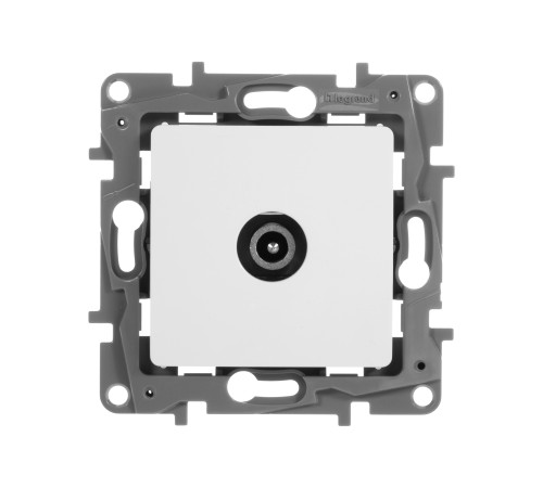 ETIKA Розетка TV проходная, 15дБ, бел. Legrand 672263