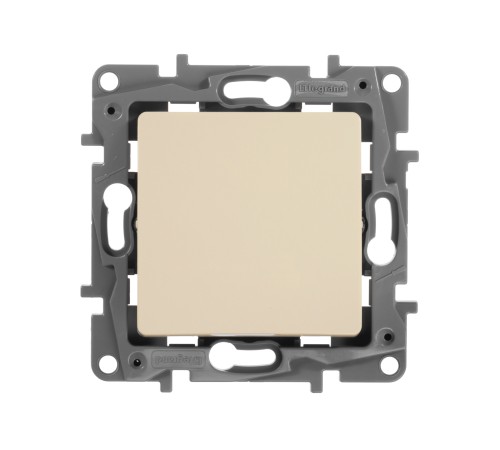 ETIKA Переключатель 10А на винтах, сл. кость Legrand 672305
