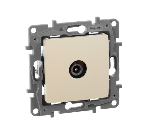 ETIKA Розетка TV оконечная, Сл.кость Legrand 672365