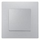 Выключатель одноклавишный, автоматические клеммы, Etika, 10AX, 250В~, алюминий Legrand 672401