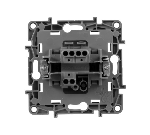 Выключатель одноклавишный, автоматические клеммы, Etika, 10AX, 250В~, алюминий Legrand 672401