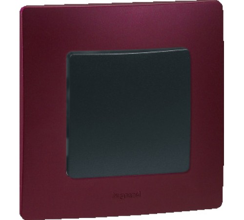 Выключатель одноклавишный, автоматические клеммы, Etika, 10AX, 250В~, антрацит Legrand 672601