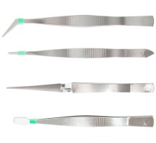 Пинцеты набор 4 штнержавеющие