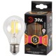 Лампа светодиодная F-LED A60-15W-827-E27 (филамент, груша, 15Вт, тепл, Е27) (10/100/1500) ЭРА Б0046981