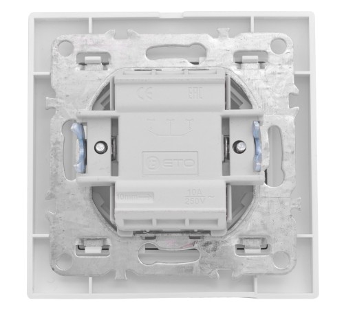 EKF ERV10-021-10 Минск Выключатель 1-клавишный СП,10А, белый EKF Basic EKF ERV10-021-10 Минск Выключатель 1-клавишный СП,10А, белый EKF Basic