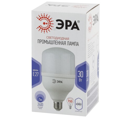 ЭРА Б0027004 Лампа светодиодная STD LED POWER T100-30W-6500-E27 E27 / Е27 30 Вт колокол холодный дневной свет