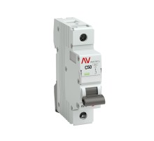 EKF mcb6-1-50C-av Выключатель автоматический AV-6 1P 50A (C) 6kA EKF AVERES