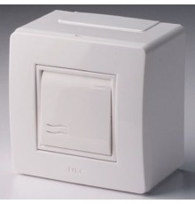 Dkc 10002 Коробка в сборе с выключателем, белая