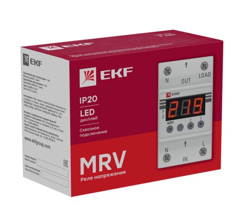 EKF MRV-40A Реле напряжения с дисплеем MRV 40A EKF PROxima EKF MRV-40A Реле напряжения с дисплеем MRV 40A EKF PROxima