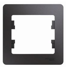 Systeme electric GSL001301 GLOSSA 1-постовая РАМКА, ГРАФИТ