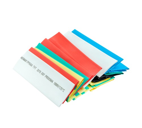 Трубка термоусаживаемая ТУТ нг 20/10 (7 цветов по 3шт) 100мм PROxima