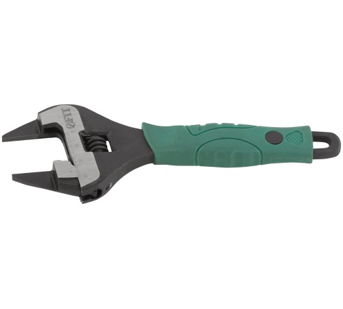 Ключ разводной ''Карат'', CrV, обточенные узкие губки, шкала, увелич.захват, прорезин.ручка 150 мм ( 34 мм )