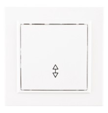 EKF ERV10-025-10 Минск Выключатель 1-клавишный СП проходной, 10А, белый EKF Basic