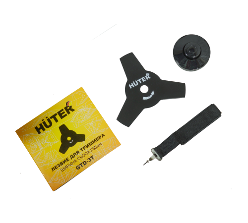 Триммер электрический Huter GET-LS45 1500Вт разбор.штан. реж.эл.:леска/нож