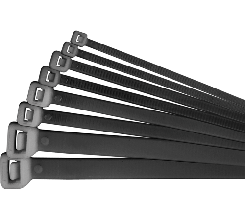 Хомут 300х4.8мм черный нейлон (100шт)