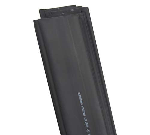 Трубка термоусаживаемая ТУТ нг 25/12,5 черная в отрезках по 1м PROxima