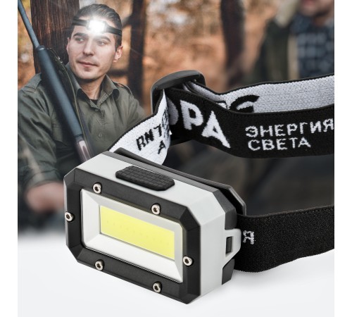 ЭРА Б0052750 Фонарь налобный светодиодный GB-708 Шторм, на батарейках, 4 режима, 5 Вт, СОВ, 3хААА ЭРА Б0052750 Фонарь налобный светодиодный GB-708 Шторм, на батарейках, 4 режима, 5 Вт, СОВ, 3хААА