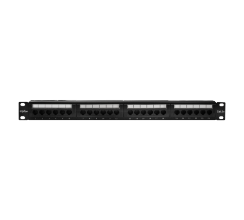 Патч-панель 19'. 24 порта RJ-45. UTP. Cat.5e. 1U Патч-панель 19'. 24 порта RJ-45. UTP. Cat.5e. 1U