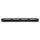 Патч-панель 19'. 24 порта RJ-45. UTP. Cat.5e. 1U