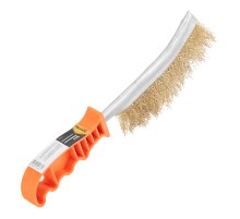 Щетка металлическая с пластмассовой ручкой