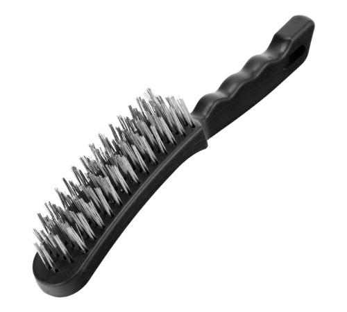 Щетка 6-рядная металлическая с пластмассовой ручкой