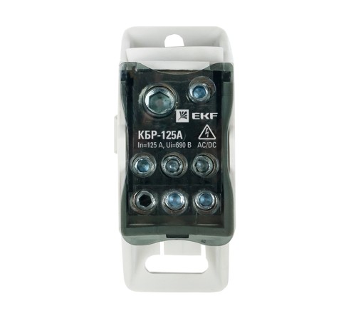 EKF plc-kbr125 Блок распределительный КБР на DIN-рейку и монтажную панель 125A EKF PROxima