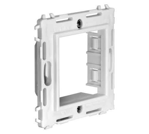 Dkc 75020W Каркас на 2 модуля (одноместный), белый, RAL 9010 Dkc 75020W Каркас на 2 модуля (одноместный), белый, RAL 9010