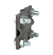 Зажим крестовидный прут-прут (пластина 57x57мм) HZ PROxima