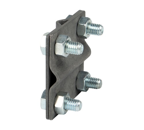 Зажим крестовидный прут-прут (пластина 57x57мм) HZ PROxima